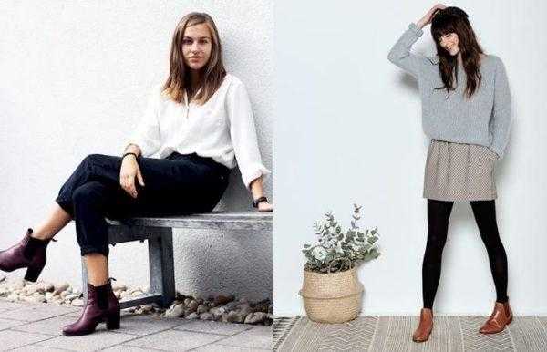 С чем носить женские ботинки челси: тенденции 2021 и классические образы