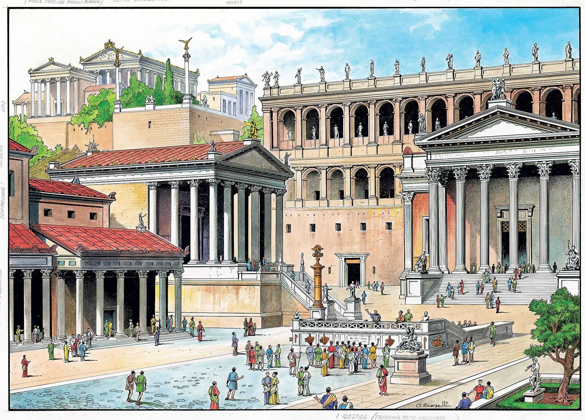 реконструкция древний рим