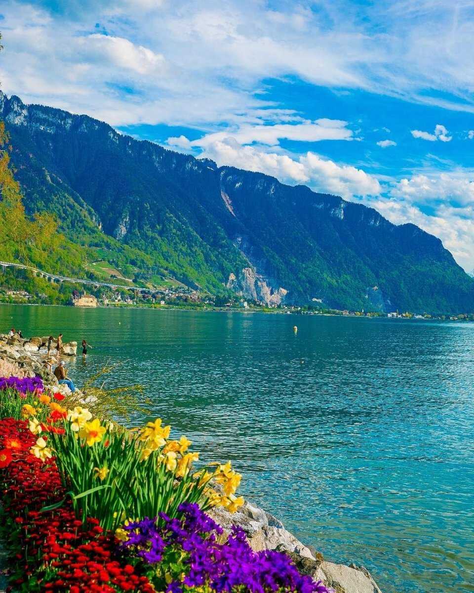 Озеро Монтре Швейцария