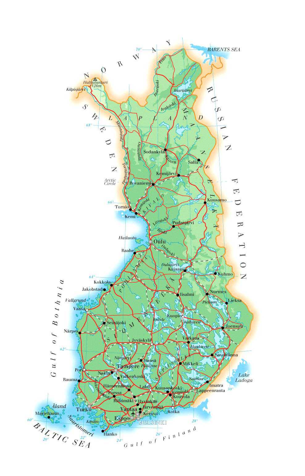 21 вариант, куда поехать в финляндии: самые крупные и красивые города финляндии на карте - 2022