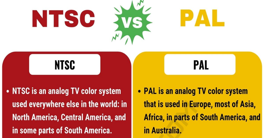 Pal или ntsc – что лучше, в чем разница цветопередачи
