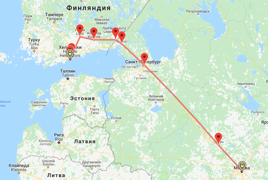 Расписание рейсовых автобусов из санкт-петербурга в хельсинки