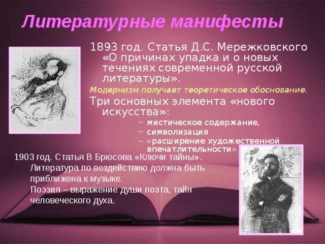 Манифест список. Литературные манифесты. Литературные манифесты символизма. Манифесты литературного направления. Манифесты модернизма.