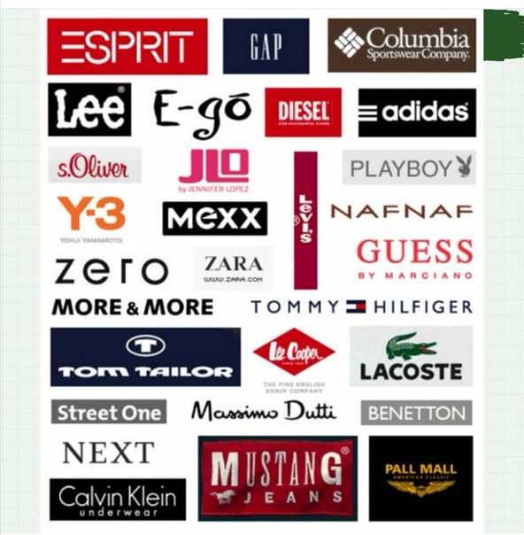 Логотипы брендов одежды: список, фото, история. расшифровка логотипов итальянских, французских, британских, американских, немецких брендов одежды