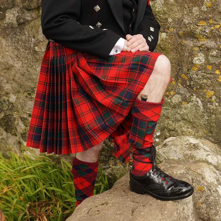 Шотландская юбка, как появилась, использование в современной моде