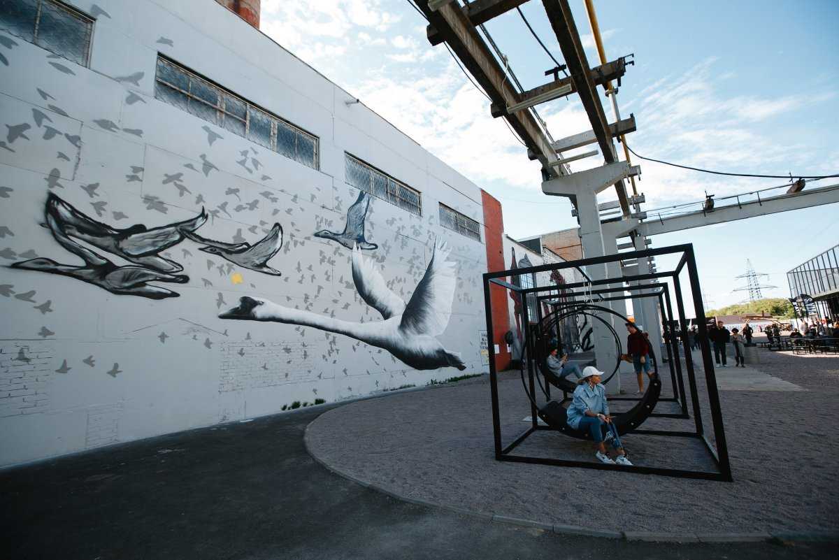Бродский, бодров, гагарин: чьи граффити-портреты можно увидеть в российских городах — рт на русском