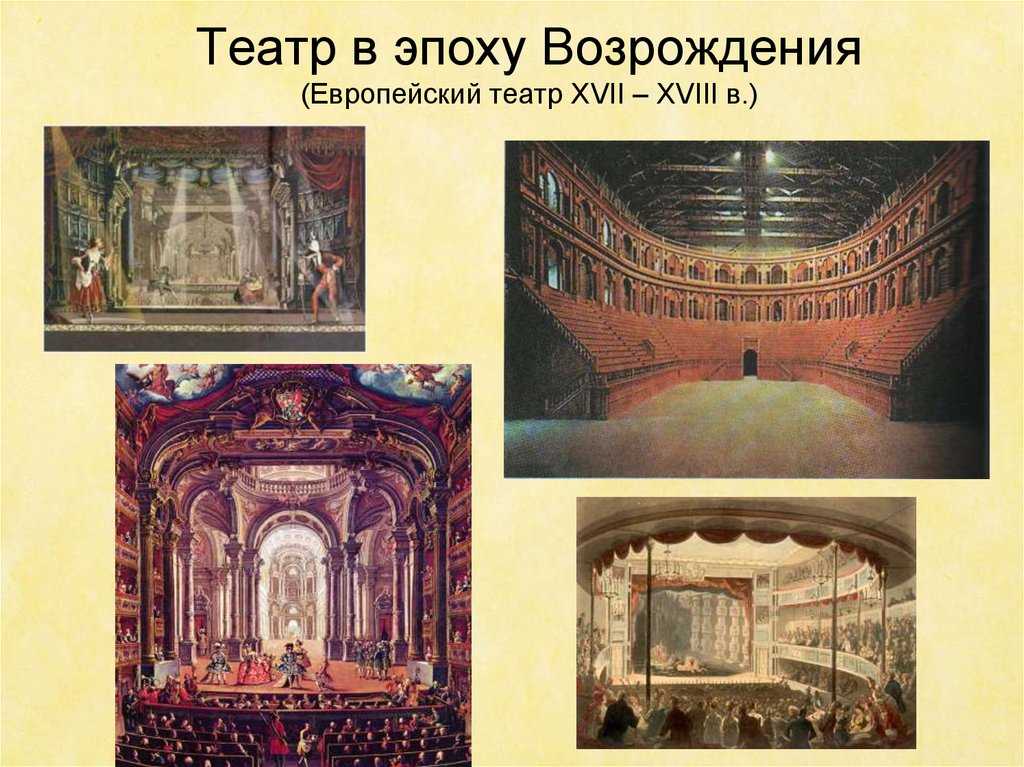 Театр и литература эпохи ренессанса. реферат. культурология. 2009-01-12